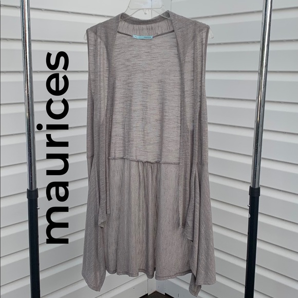 Maurices Jackets & Blazers - Maurices Open Front Layering Vest Size L